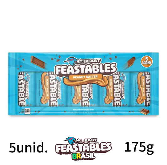 Pack de 5 - Feastables - 35g - Chocolate Mr Beast