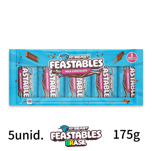 Pack de 5 - Feastables - 35g - Chocolate Mr Beast